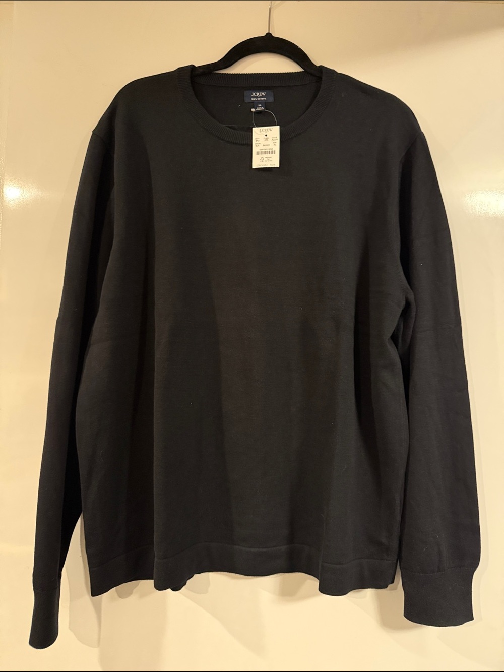 J. Crew Men’s Crewneck Sweatshirt in Black